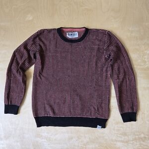 Komodo Orange And Black Crewneck Sweater